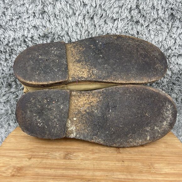 Clarks Chukka Ankle Leather Boots Suede Shoes Size 9.5 M Tan - Picture 7 of 10